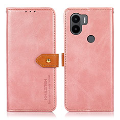 Xiaomi Redmi A1 Plus用手帳型 レザーケース スタンド カバー N07P Xiaomi ピンク