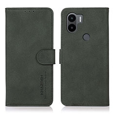 Xiaomi Redmi A1 Plus用手帳型 レザーケース スタンド カバー D01Y Xiaomi グリーン