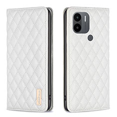 Xiaomi Redmi A1 Plus用手帳型 レザーケース スタンド カバー B11F Xiaomi ホワイト