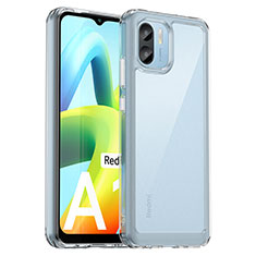 Xiaomi Redmi A2 Plus用ハイブリットバンパーケース クリア透明 プラスチック カバー J01S Xiaomi クリア