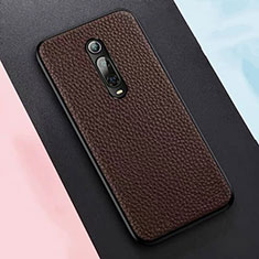 Xiaomi Redmi K20用ケース 高級感 手触り良いレザー柄 R05 Xiaomi ブラウン