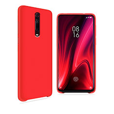 Xiaomi Redmi K20用360度 フルカバー極薄ソフトケース シリコンケース 耐衝撃 全面保護 バンパー C04 Xiaomi レッド