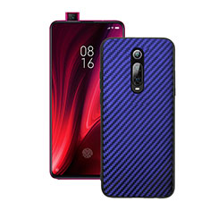 Xiaomi Redmi K20用シリコンケース ソフトタッチラバー ツイル カバー Y01 Xiaomi ネイビー