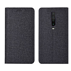 Xiaomi Redmi K30 5G用手帳型 布 スタンド L01 Xiaomi ブラック