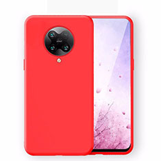 Xiaomi Redmi K30 Pro 5G用360度 フルカバー極薄ソフトケース シリコンケース 耐衝撃 全面保護 バンパー C01 Xiaomi レッド