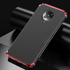 Xiaomi Redmi K30 Pro Zoom用ケース 高級感 手触り良い アルミメタル 製の金属製 カバー T01 Xiaomi レッド・ブラック