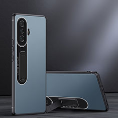 Xiaomi Redmi K40 Gaming 5G用ハイブリットバンパーケース スタンド プラスチック 兼シリコーン カバー JB1 Xiaomi ネイビー