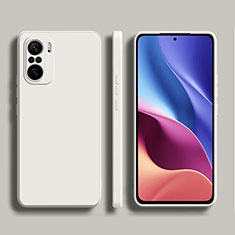 Xiaomi Redmi K40 Pro+ Plus 5G用360度 フルカバー極薄ソフトケース シリコンケース 耐衝撃 全面保護 バンパー YK1 Xiaomi ホワイト