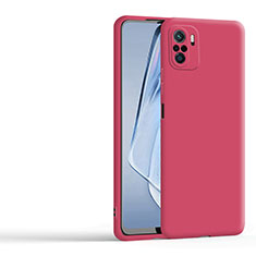 Xiaomi Redmi K40 Pro+ Plus 5G用360度 フルカバー極薄ソフトケース シリコンケース 耐衝撃 全面保護 バンパー YK3 Xiaomi レッド