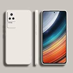 Xiaomi Redmi K40S 5G用360度 フルカバー極薄ソフトケース シリコンケース 耐衝撃 全面保護 バンパー YK1 Xiaomi ホワイト