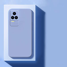 Xiaomi Redmi K50 5G用360度 フルカバー極薄ソフトケース シリコンケース 耐衝撃 全面保護 バンパー YK5 Xiaomi ラベンダーグレー