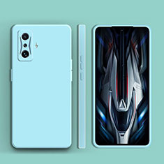 Xiaomi Redmi K50 Gaming 5G用360度 フルカバー極薄ソフトケース シリコンケース 耐衝撃 全面保護 バンパー YK2 Xiaomi シアン