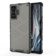 Xiaomi Redmi K50 Gaming AMG F1 5G用360度 フルカバー ハイブリットバンパーケース クリア透明 プラスチック カバー AM1 Xiaomi ブラック