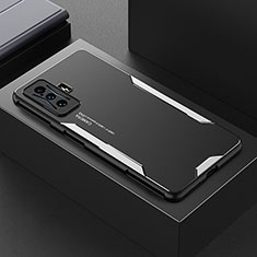 Xiaomi Redmi K50 Gaming AMG F1 5G用ケース 高級感 手触り良い アルミメタル 製の金属製 兼シリコン カバー Xiaomi シルバー