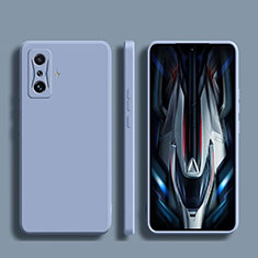 Xiaomi Redmi K50 Gaming AMG F1 5G用360度 フルカバー極薄ソフトケース シリコンケース 耐衝撃 全面保護 バンパー YK2 Xiaomi ラベンダーグレー