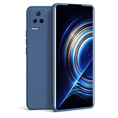 Xiaomi Redmi K50 Pro 5G用360度 フルカバー極薄ソフトケース シリコンケース 耐衝撃 全面保護 バンパー YK9 Xiaomi ネイビー