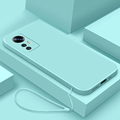 Xiaomi Redmi K50 Ultra 5G用360度 フルカバー極薄ソフトケース シリコンケース 耐衝撃 全面保護 バンパー YK7 Xiaomi ライトブルー