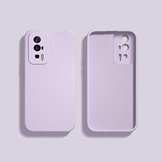 Xiaomi Redmi K60 5G用360度 フルカバー極薄ソフトケース シリコンケース 耐衝撃 全面保護 バンパー YK3 Xiaomi ラベンダー