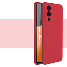 Xiaomi Redmi K60 5G用360度 フルカバー極薄ソフトケース シリコンケース 耐衝撃 全面保護 バンパー YK4 Xiaomi レッド