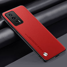 Xiaomi Redmi K60 5G用ケース 高級感 手触り良いレザー柄 S01 Xiaomi レッド