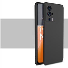 Xiaomi Redmi K60 Pro 5G用360度 フルカバー極薄ソフトケース シリコンケース 耐衝撃 全面保護 バンパー YK4 Xiaomi ブラック