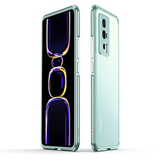 Xiaomi Redmi K60 Pro 5G用ケース 高級感 手触り良い アルミメタル 製の金属製 バンパー カバー Xiaomi グリーン