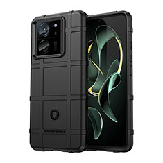 Xiaomi Redmi K60 Ultra 5G用360度 フルカバー極薄ソフトケース シリコンケース 耐衝撃 全面保護 バンパー J01S Xiaomi ブラック