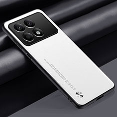 Xiaomi Redmi K70 5G用ケース 高級感 手触り良いレザー柄 S02 Xiaomi ホワイト