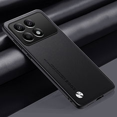 Xiaomi Redmi K70 5G用ケース 高級感 手触り良いレザー柄 S02 Xiaomi ブラック