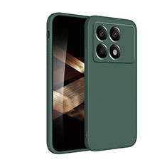 Xiaomi Redmi K70 Pro 5G用360度 フルカバー極薄ソフトケース シリコンケース 耐衝撃 全面保護 バンパー YK4 Xiaomi グリーン