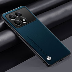 Xiaomi Redmi K70 Pro 5G用ケース 高級感 手触り良いレザー柄 S02 Xiaomi ネイビー