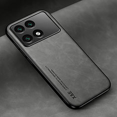 Xiaomi Redmi K70 Pro 5G用ケース 高級感 手触り良いレザー柄 DY1 Xiaomi グレー