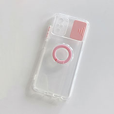 Xiaomi Redmi Note 10 4G用360度 フルカバー極薄ソフトケース シリコンケース 耐衝撃 全面保護 バンパー MJ1 Xiaomi ピンク