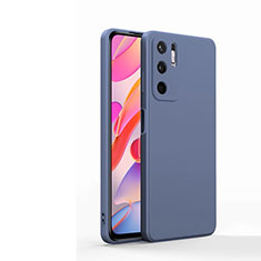 Xiaomi Redmi Note 10 5G用360度 フルカバー極薄ソフトケース シリコンケース 耐衝撃 全面保護 バンパー YK1 Xiaomi ラベンダーグレー