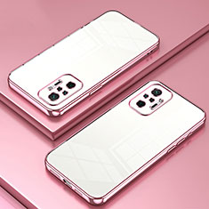 Xiaomi Redmi Note 10 Pro 4G用極薄ソフトケース シリコンケース 耐衝撃 全面保護 クリア透明 SY1 Xiaomi ローズゴールド