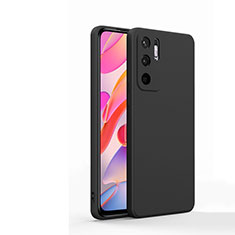 Xiaomi Redmi Note 10T 5G用360度 フルカバー極薄ソフトケース シリコンケース 耐衝撃 全面保護 バンパー YK1 Xiaomi ブラック