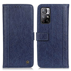 Xiaomi Redmi Note 11 5G用手帳型 レザーケース スタンド カバー M10L Xiaomi ネイビー