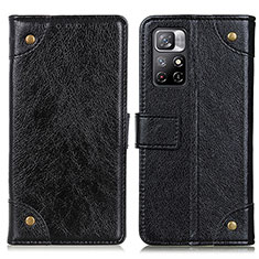 Xiaomi Redmi Note 11 5G用手帳型 レザーケース スタンド カバー K06Z Xiaomi ブラック