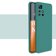 Xiaomi Redmi Note 11 5G用360度 フルカバー極薄ソフトケース シリコンケース 耐衝撃 全面保護 バンパー YK1 Xiaomi グリーン