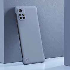 Xiaomi Redmi Note 11 5G用ハードケース プラスチック 質感もマット カバー YK5 Xiaomi ラベンダーグレー