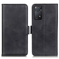 Xiaomi Redmi Note 11 Pro 4G用手帳型 レザーケース スタンド カバー M15L Xiaomi ブラック