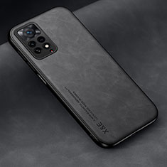 Xiaomi Redmi Note 11 Pro 4G用ケース 高級感 手触り良いレザー柄 DY2 Xiaomi ブラック