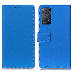 Xiaomi Redmi Note 11 Pro 5G用手帳型 レザーケース スタンド カバー M08L Xiaomi ネイビー