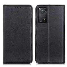 Xiaomi Redmi Note 11 Pro 5G用手帳型 レザーケース スタンド カバー N01P Xiaomi ブラック