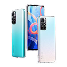 Xiaomi Redmi Note 11S 5G用極薄ソフトケース シリコンケース 耐衝撃 全面保護 クリア透明 T03 Xiaomi クリア