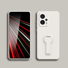 Xiaomi Redmi Note 11T Pro 5G用極薄ソフトケース シリコンケース 耐衝撃 全面保護 スタンド バンパー S01 Xiaomi ホワイト