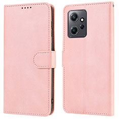 Xiaomi Redmi Note 12 4G用手帳型 レザーケース スタンド カバー SY1 Xiaomi ピンク