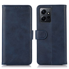 Xiaomi Redmi Note 12 4G用手帳型 レザーケース スタンド カバー N02P Xiaomi ネイビー