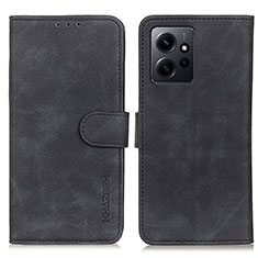 Xiaomi Redmi Note 12 4G用手帳型 レザーケース スタンド カバー K09Z Xiaomi ブラック