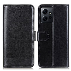 Xiaomi Redmi Note 12 4G用手帳型 レザーケース スタンド カバー M07L Xiaomi ブラック